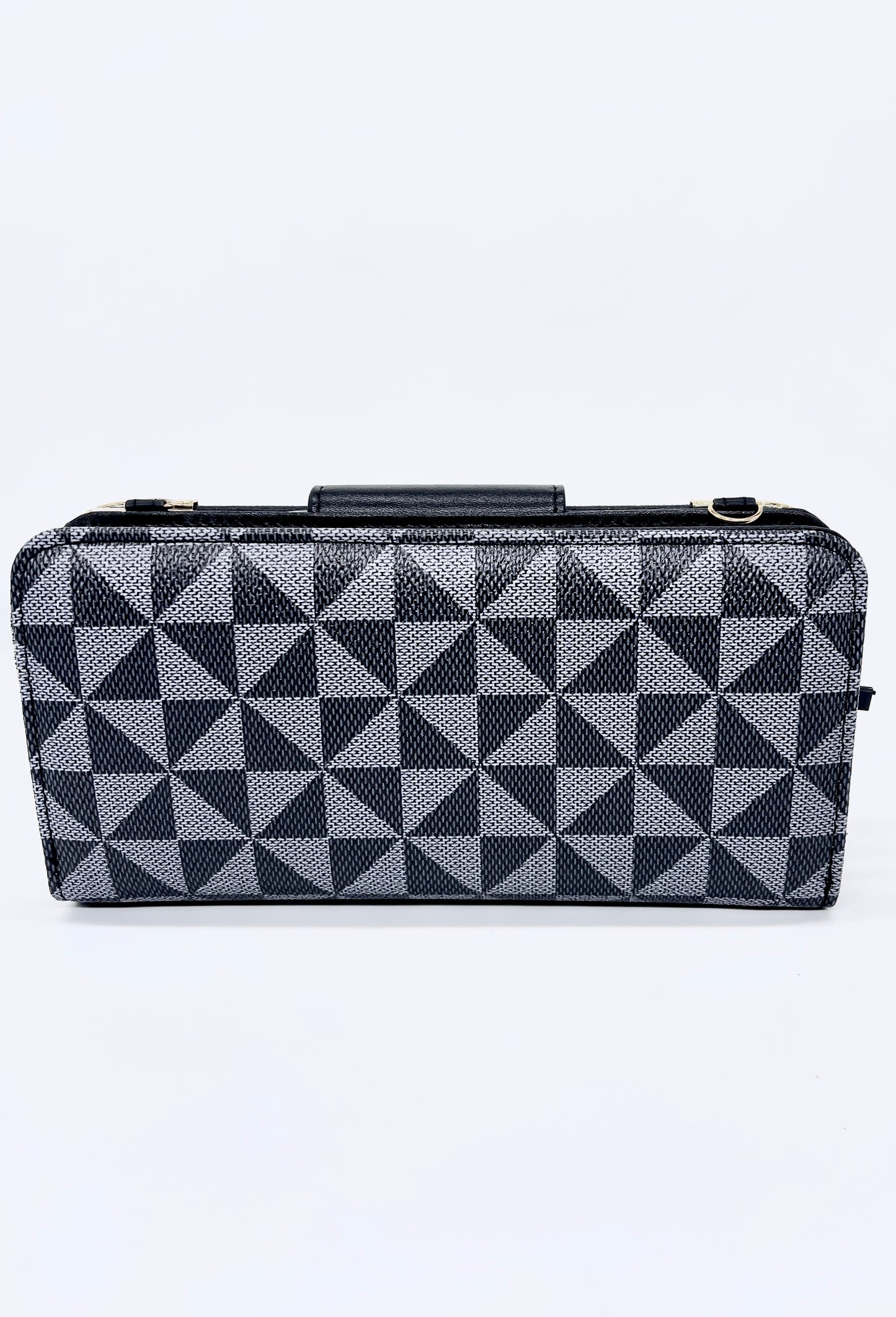 L Wallet(Black/Gray) - The Boss Beauty Boutique