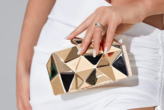 Diamond clutch - The Boss Beauty Boutique