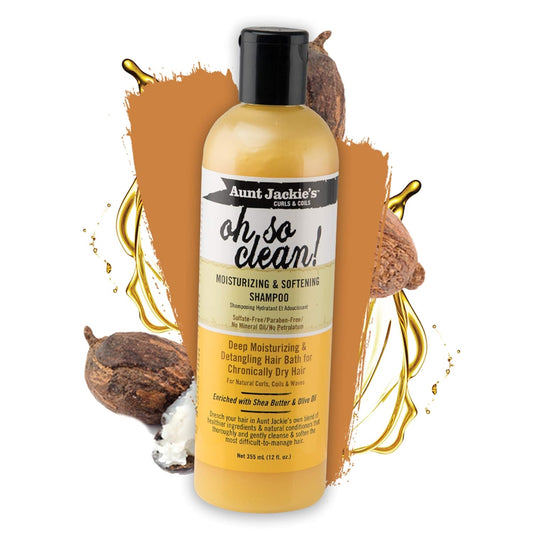 Aunt Jackie's Oh So Clean Shampoo 12oz - The Boss Beauty Boutique