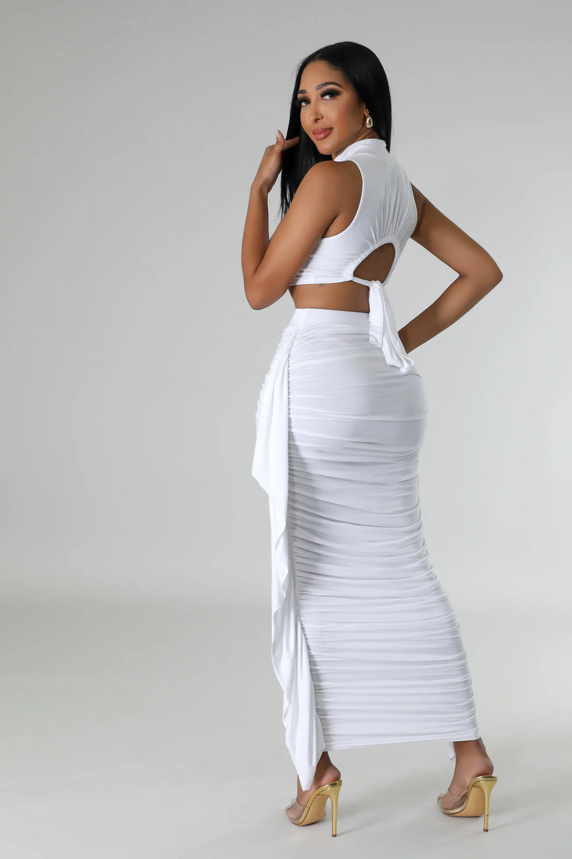 A New Me Skirt Set - White - The Boss Beauty Boutique