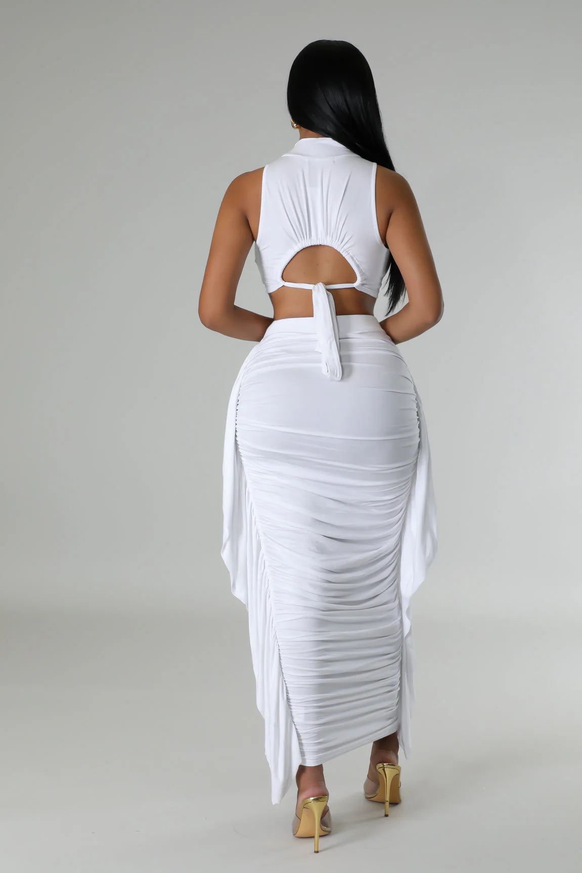 A New Me Skirt Set - White - The Boss Beauty Boutique