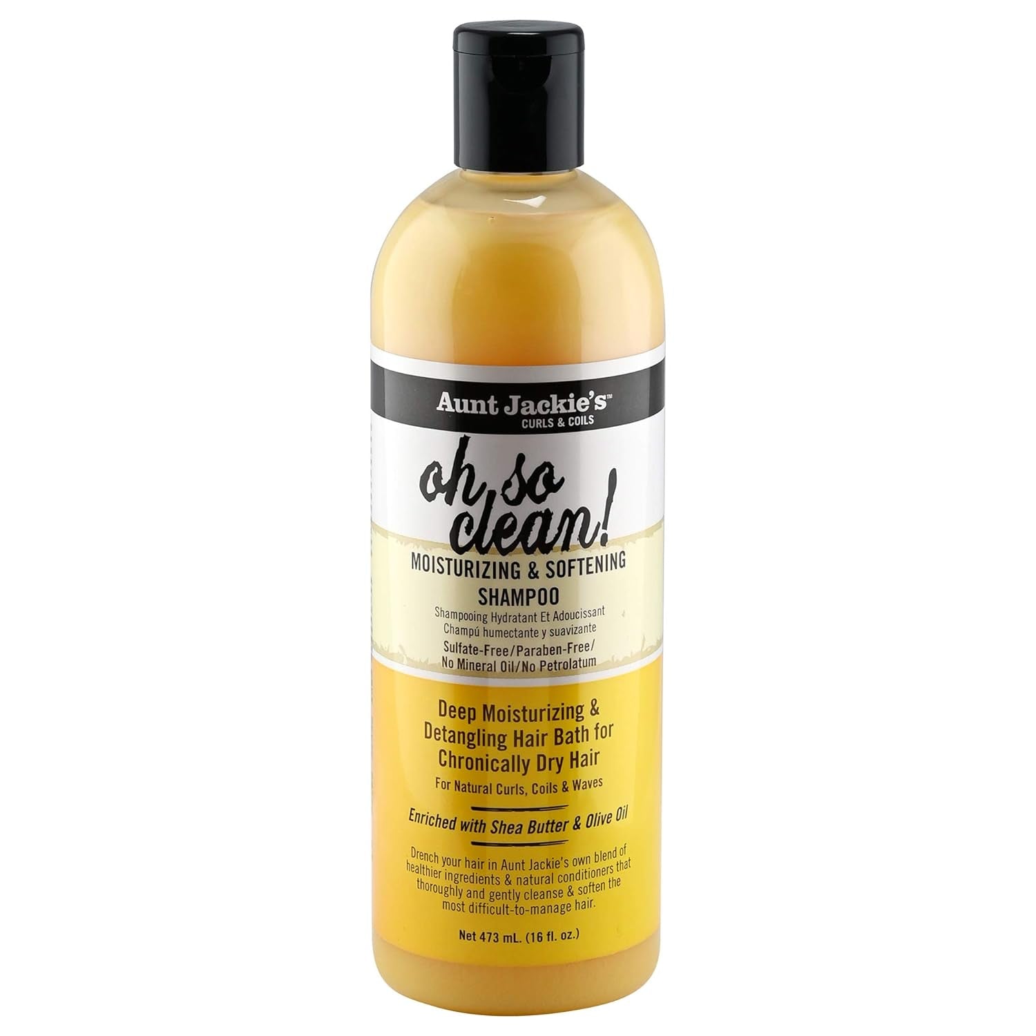 Aunt Jackie's Oh So Clean Shampoo 12oz - The Boss Beauty Boutique