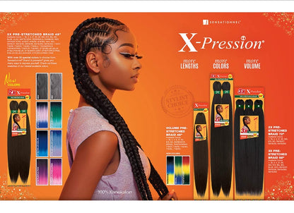 Sensationnel X-Pression Braiding Hair 72” - The Boss Beauty Boutique