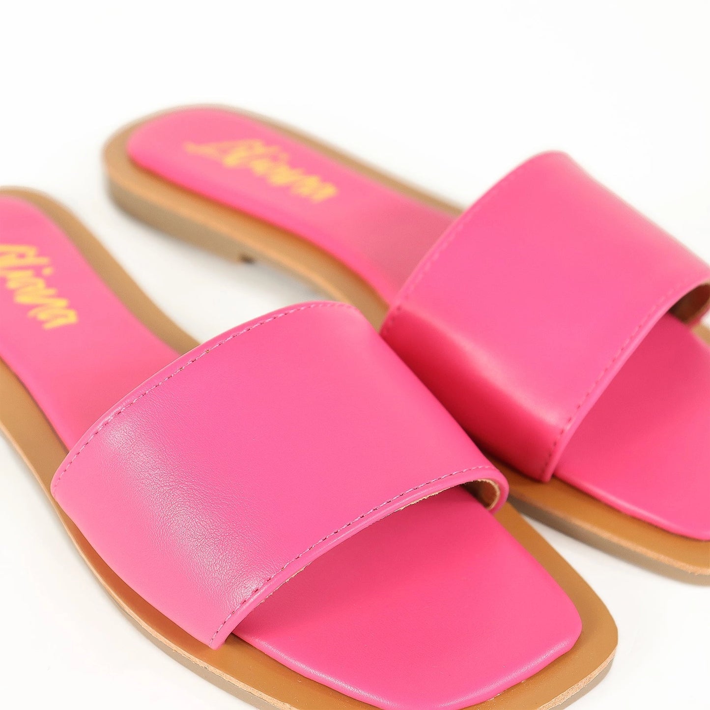 MINDEE Slide with Comfy Detail On Sole-Fuchsia - The Boss Beauty Boutique