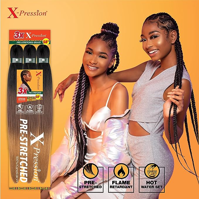 Sensationnel X-Pression Braiding Hair 58” - The Boss Beauty Boutique