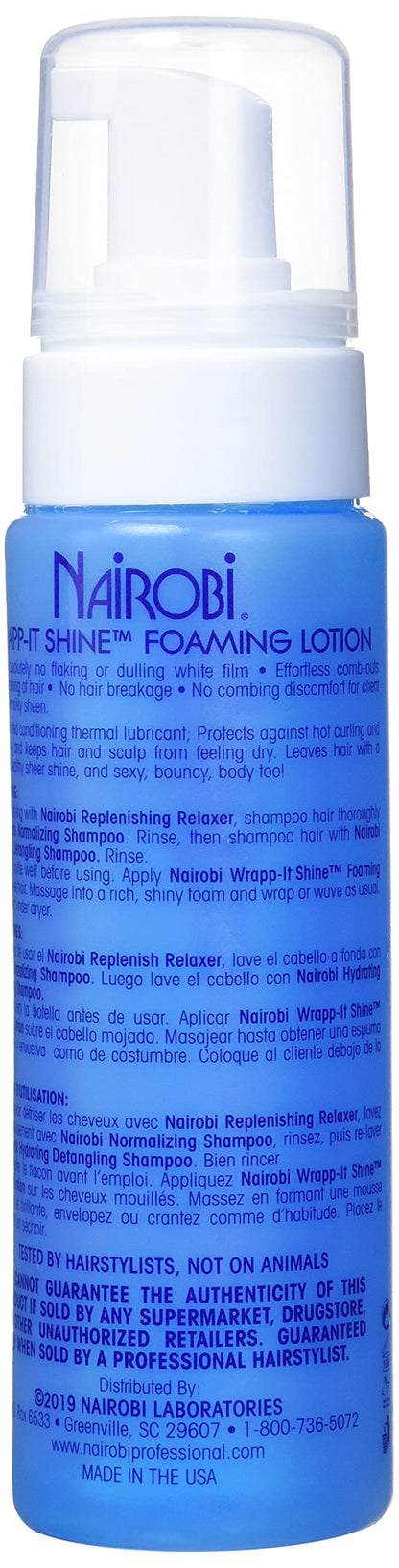 Nairobi Wrapp-It Shine Foaming Lotion 8oz - The Boss Beauty Boutique