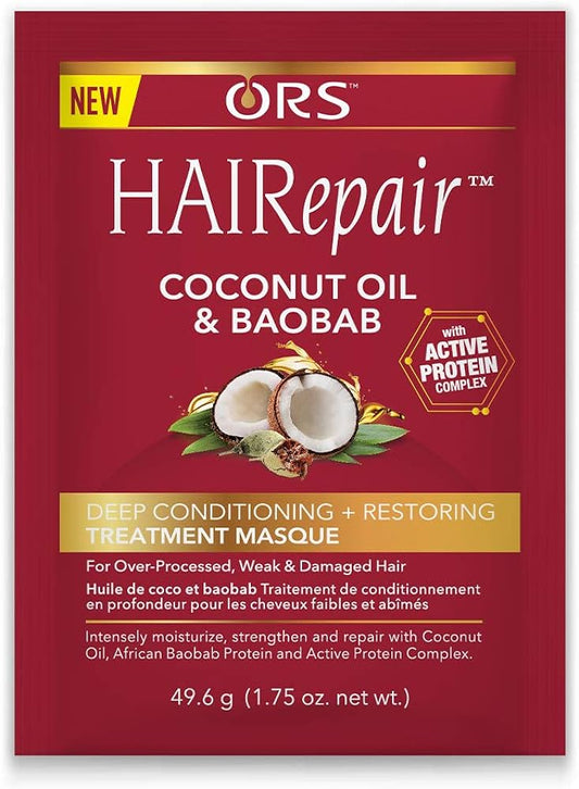 ORS HAIRepair Deep Conditioning and Restoring Treatment Masque 1.75 oz - The Boss Beauty Boutique