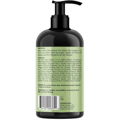 Mielle Rosemary Mint Strengthening Shampoo 12oz - The Boss Beauty Boutique